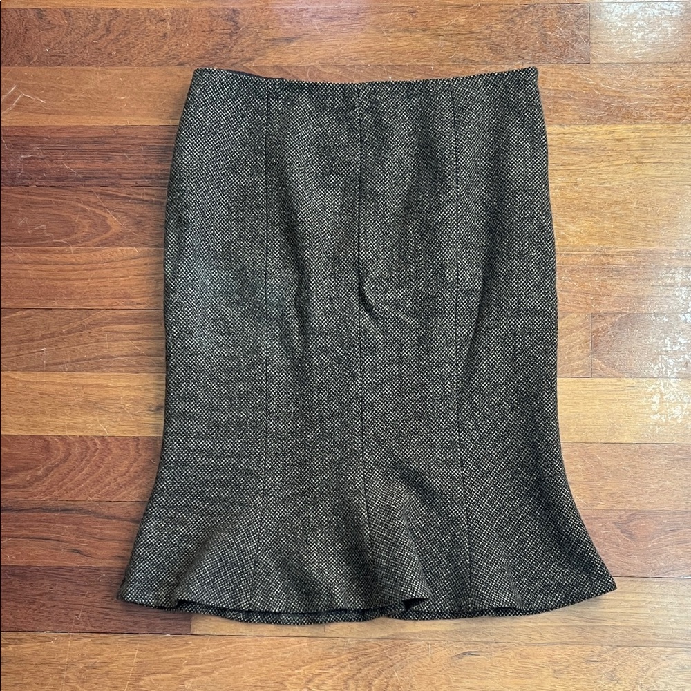 Ralph Lauren Black and Gray Pencil Skirt